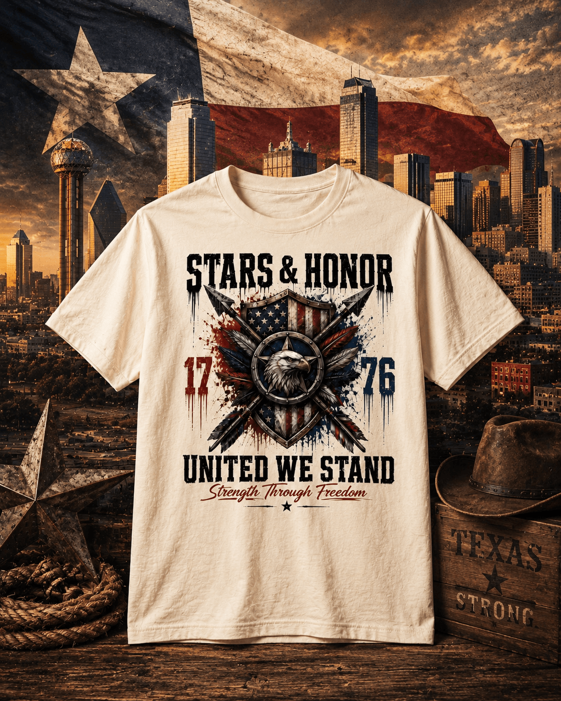 Stars & Honor 1776 Tee
