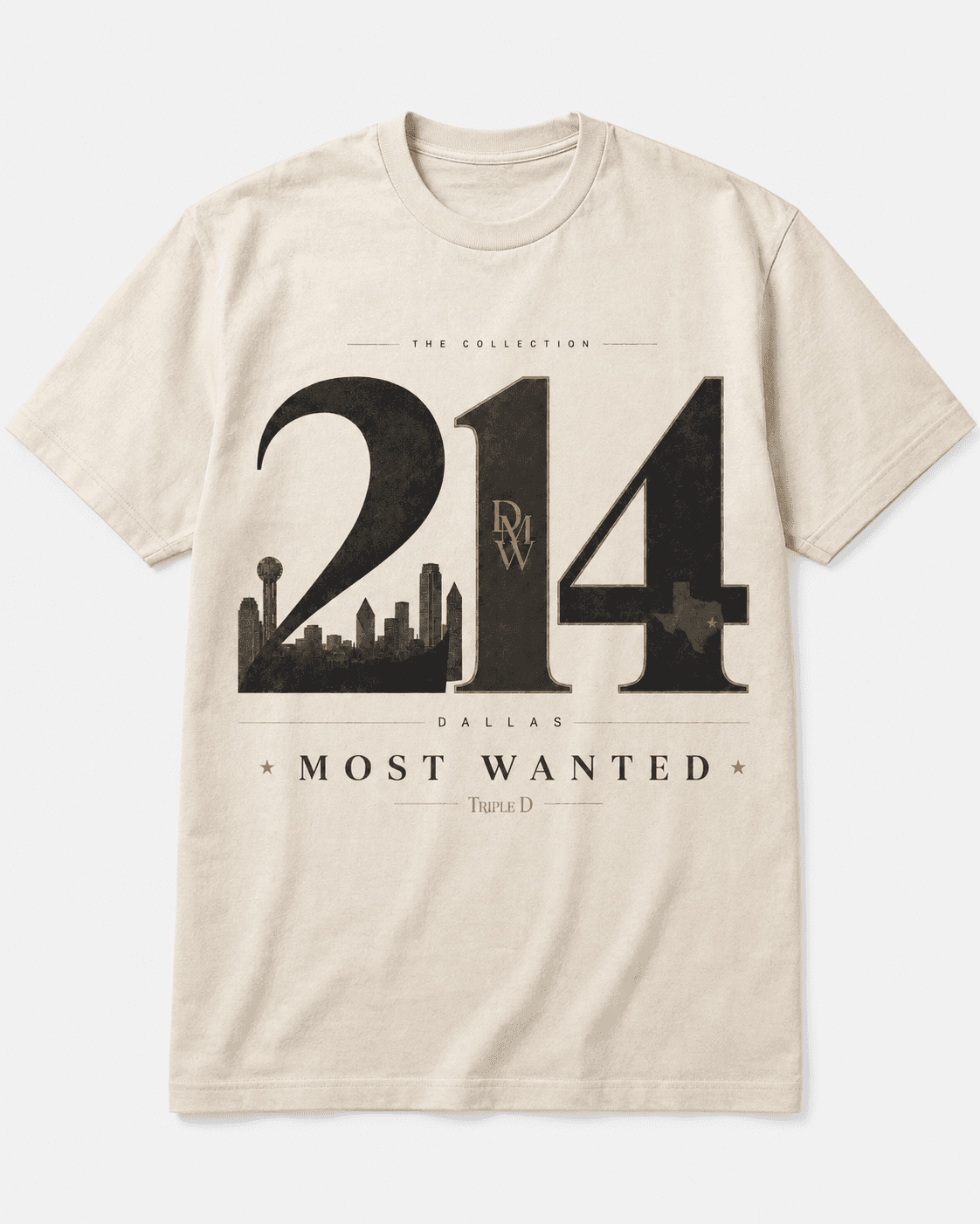 214 Dallas Most Wanted Triple D Tee